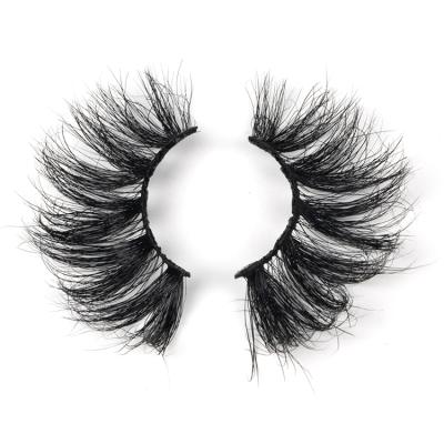 China Custom Looks Natural 25mm 3D Mink Eye Lash Mink Lashes With Packing for sale