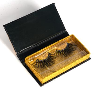 China Makeup New 3D Mink Eyelash Boxes Packaging Wholesale Luxury Packaging Mink Wick Lash Case Custom Fluorescent Color Daily Application 2021 for sale