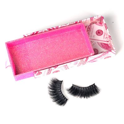 China Best Custom Faux Mink Eyelash Private Label Mink Eyelash 25mm Lashes Eye Lashes for sale