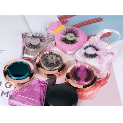 China Wholesale Custom Seller Wholesale Synthetic Hair False 3d Mink Eyelashes Silk Colored False Eyelash Colored Fake Eye Lashes for sale