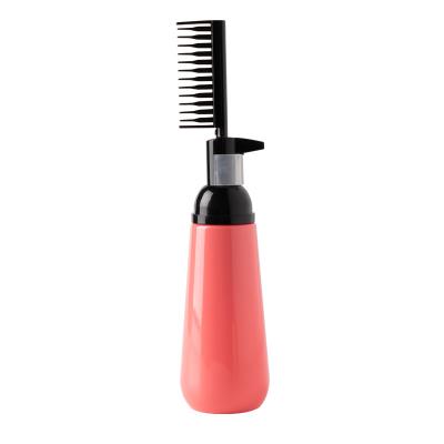 China 150ml Hair Dye Cosmetic Empty Oil Bottle With Comb for sale