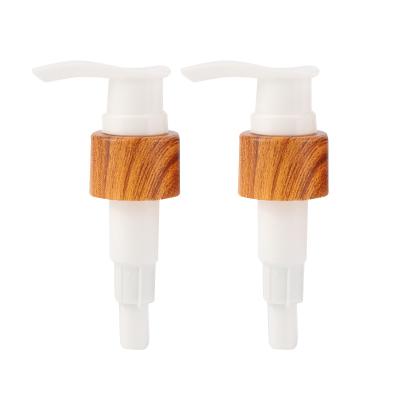 China 24/410 Non-Refillable Bamboo Wooden Soap Dispenser Lotion Dispenser Bamboo Hand Lotion Pump Dispenser for sale