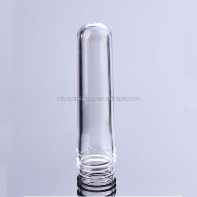 China 100% New Material 24mm Recyclable Pet Neck 32g Plastic Preform For Blowing Bottles for sale