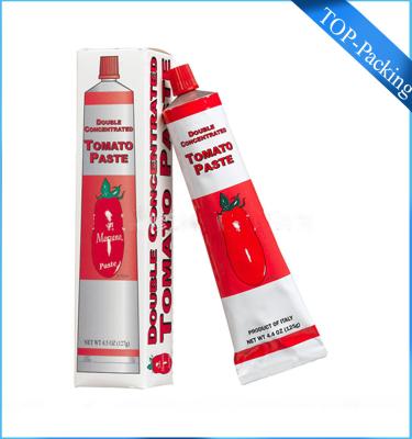 China Pharmaceutical Squeeze Chocolate Paste Aluminum Tube for sale