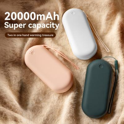 China Portable USB Rechargeable Cartoon Hand Warmer Mini Power Bank Support Fast Charging For Home Office Use Portable Hand Warmer for sale