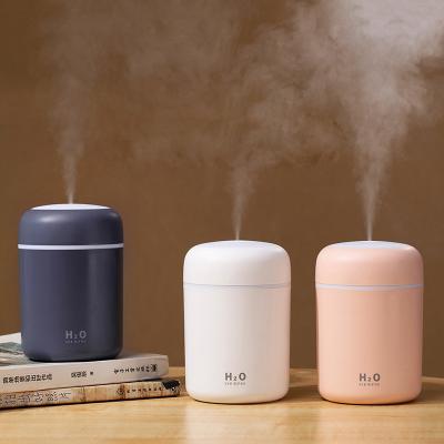 China Outdoor Hot Selling Price Home Suitable Rotimatic LED Night Light Color Changing Mini Portable USB Car Cup Mist Air Cooler Humidifier for sale