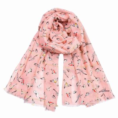 China 2021 American European American and American female animal soft scarf fashion print muslim hijab scarf polyester for sale