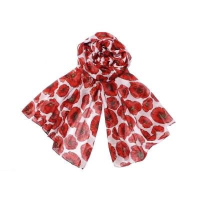 China 2021 European American Women's Fashion Design Digital Printing Shawl Headscarf Muslim Polyester Cotton Viscous Scarf for sale