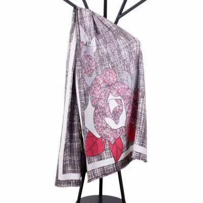 China Autumn/winter women's shawl fashion cashmere European American printed multifunctional scarf with fringe for women for sale