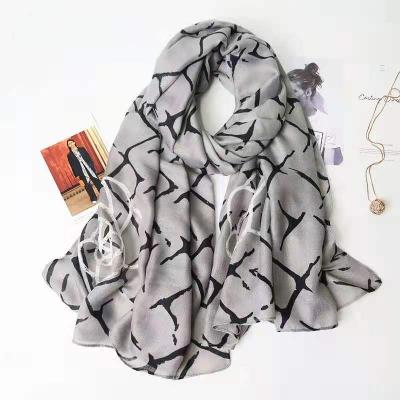 China 2021 New Fashion Female Muslim Multifunctional Polyester Shawl 100% Polyester/Viscose Printing Canvas Scarf For Women for sale