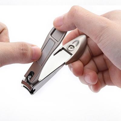 China New Design Catcher Logo Private Label Stainless Steel Finger Toe Nail Cutter Custom Nail Clipper Sharp Cosmetic Nail Clipper Tool for sale