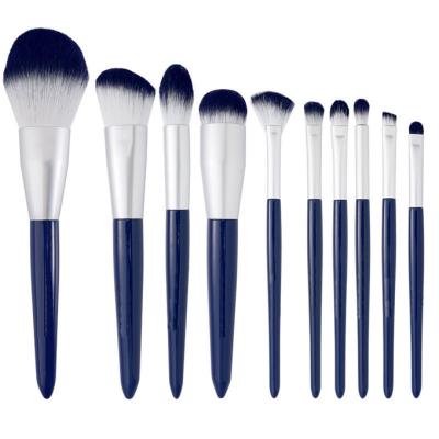 China Angular Blush Cosmetic Applicators Brushes Make Up Brush Set Makeup Brush Ladies Makeups Kit Face Brush Set for sale