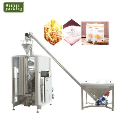 China bread flour chemical packaging machine, bread flour filling and packing machine for sale