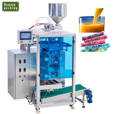 China Beverage Water Stick Juice Ice Pop Stick Packing Machine / Ice Pop Making Machine for sale