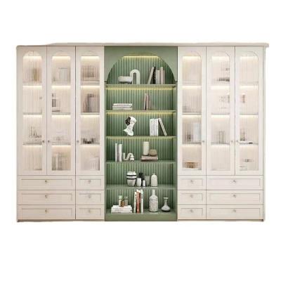 China Modern Book Cupboard Designs Picture Storage Rack Small Cabinet Bookcase Rack Multilayer Tier for sale