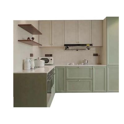 China Solid Wood New Design Wooden Kitchen Built In Cupboards For Cabinets With Manufacture Price for sale