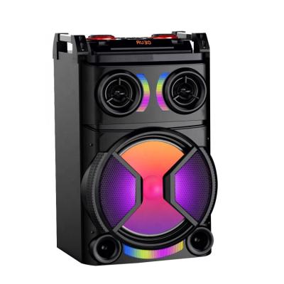 China Show Player Use Video Karaoke Mode Information Big Bass Portable Wireless DJ Bluetooth Speaker With Microphone for sale