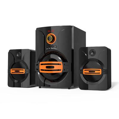 China Aux speakers. Super Bass Active Multimedia Computer Bluetooth Usb Tf Fm Home Theater Subwoofer Speaker 2.1 Sound High Fidelity Audio for sale