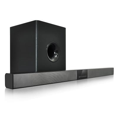 China Factory price PORTABLE sound bar with 6 watt subwoofer sound from small AUX speakers. USB Powered Computer FM TF USB for sale