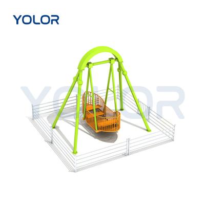 China New 4 People Attractions No Power Amusement Park Project Amusement Park Rides Mini Pirate Ship No Power Single for sale