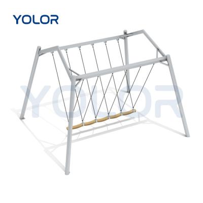 China 12 Years + Outdoor Children's Playground Equipment Amusement Park Swing Sets Wooden Swing Swing Devices for sale