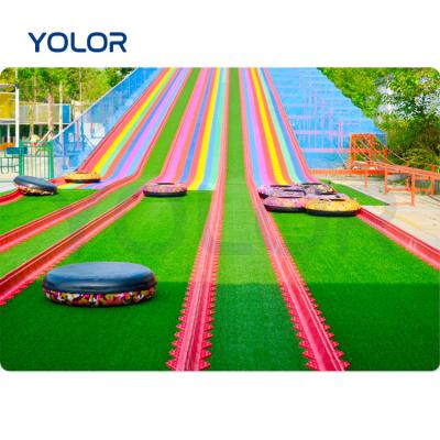 China 12 Years+ Fairground Non Feeding Equipment Outdoor Fun Rides Kids Adults Rainbow Slide For Sale for sale