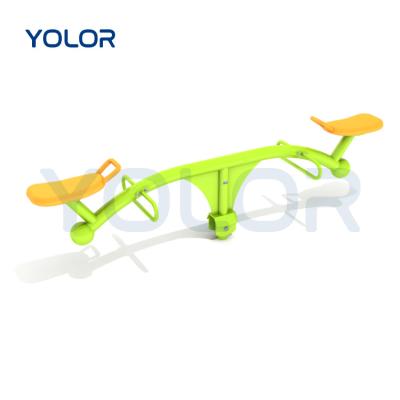 China 5-12 Years+ Factory Hot Selling Metal Seesaw Playground Outdoor Kids Plastic Seesaw Equipment for sale