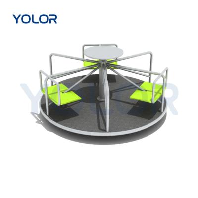 China Rotary Playground Equipment Children Ages 5-12 Children's Playground Mini Seat Playground Carousel for sale