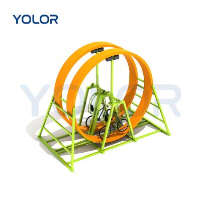 China 12 Years+ Amusement Bestselling Unpowered Equipment Playground Equipment 360 Degree Unpowered Bicycles For Sale for sale