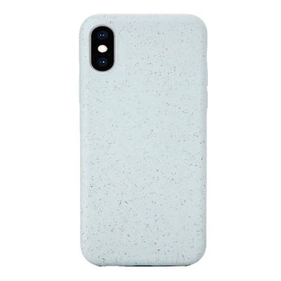 China New Arrival Fashionable 100% Eco-friendly Full Biodegradable Bamboo Soft Shockproof PLA Fiber Mobile Phone Back Cover Case For iphone XS max for sale