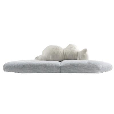 China Italian Polar Bear Sofa For Indoor From Factory Living Room Canvas Stretch Cover Direct Material for sale