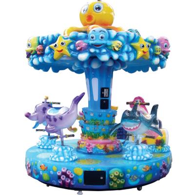 China Amusement Park Mini Indoor Mall Children Carousel Rides Amusement Park Kiddie Rides Coin Operated Merry Go Round Horses for sale