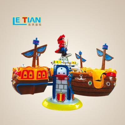 China FRP+steel Used Playground Equipment Amusement Park Rides Mini Merry To Go Flat Round Self-control For Sale for sale