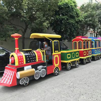 China FRP+steel hot sale indoor electric mall train rides theme park kiddie outdoor tourist trackless train for sale for sale