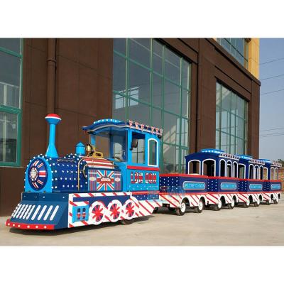 China Electric Amusement Park Equipment Mini Trackless Train Price Thomas Express Tourist Train For Sale for sale