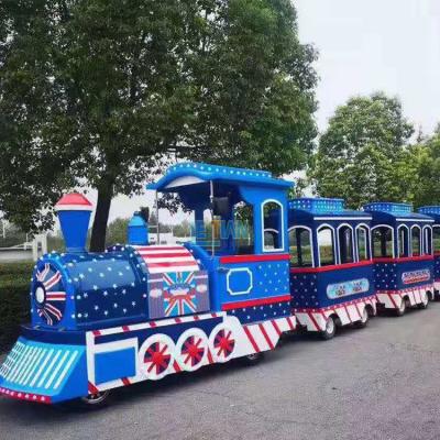 China Amusement Park Kids Amusement Park Train Amusement Electric Family Fun Tourist Electric Rides for sale