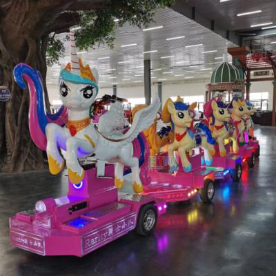 China Amusement Park Outdoor Playground Equipment Electric Railless Train Amusement Park Rides Tourist Supplier for sale