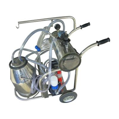 China Farms Vacuum Double Bucket Milking Machine Used in Small Farms and Households cow milking machine price BAIMVO BAIMUWANG for sale