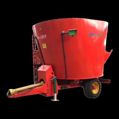 China Farms Hot  sale  TMR Farm Feeder Mixer Total mixed ration preparation machine  stationary type Pragmatic 9JQL-9 BAIMVO BAIMUWANG for sale