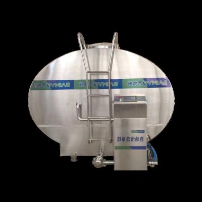 China Food & Beverage Factory Stainless steel milk direct cooling refrigeration system jacketed storage tank Dairy processor milk cooling tan BAIMVO BAIMUWANG for sale