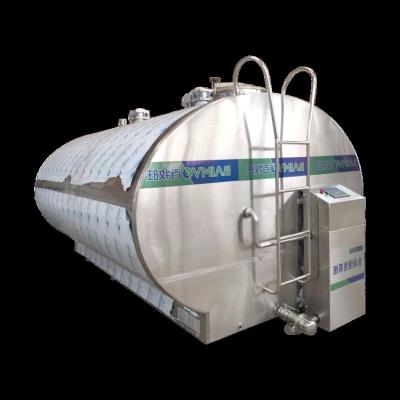 China Food & Beverage Factory 9GR-12000 Stainless steel milk direct cooling refrigeration system jacketed storage tank Dairy processor BAIMVO BAIMUWANG for sale