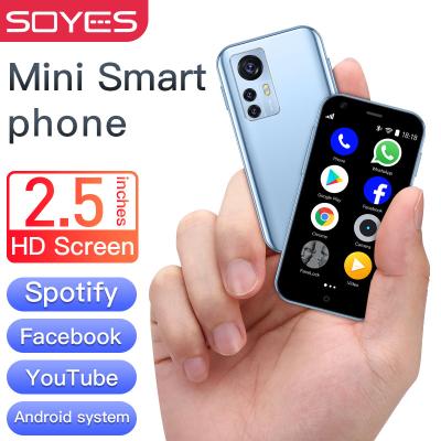 China Dual SIM Card Soyes D18 2.5 Inch Mini 3G Mobile Phone Fully Unites Mini Android Phone Mobile Cell Phone Card Smart Phone for sale