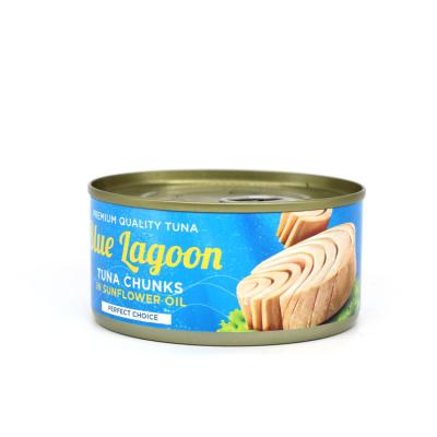 China Factory canned high quality canned tuna fish directly in water and in sunflower oil canned skipjack tuna with lower price for sale