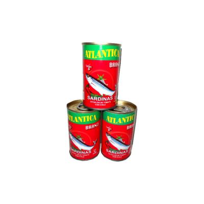 China Wholesale hot sale canned 155g canned sardine fish in tomato sauce with lower price for sale