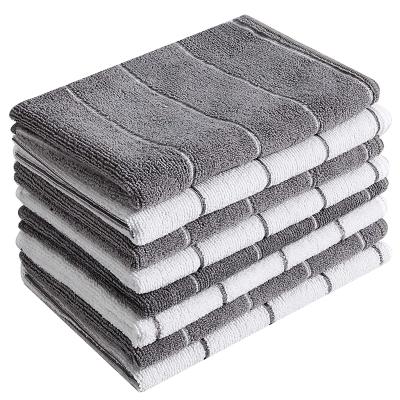 China 1Pcs Microfiber Kitchen Towels Sustainable Absorbent Soft Lint Free Kitchen Towels H1201 for sale