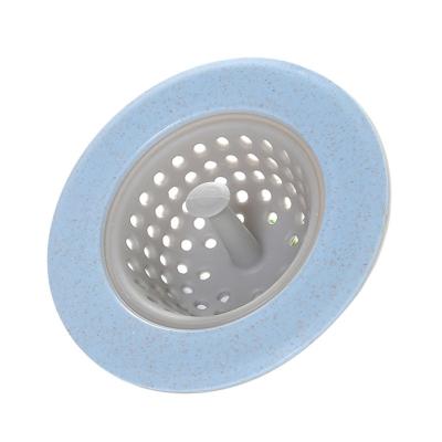 China Kitchen Sink Filter Silicone Floor Shower Hair Viable Anti-Clogging Filter For Kitchen Bathroom Anti Small Clogging Tools H605 for sale