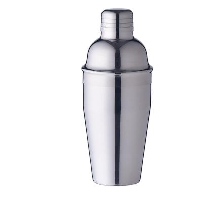 China Stainless Steel Cocktail Shaker Mixer Wine Martini Boston Shaker For Bartender Wine Drink Viable Party Bar Factory H271 for sale