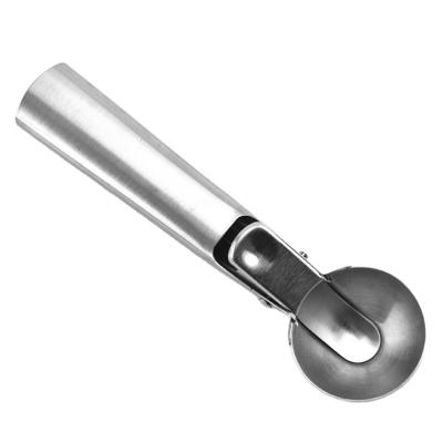 China New Product Food Grade Stainless Steel Watermelon Ice Cream Ball Safe Sanding Scoop H666 Viable Ice Cream Tools Ideas 2020 for sale