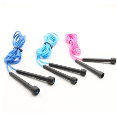 China Custom Colorful Exerciser training Adjustable PVC speed jump rope for sale