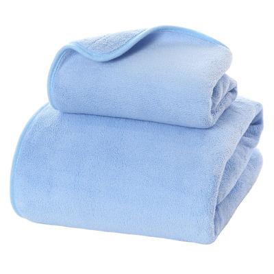 China Boutique Child Safe High Quality Travel Bath Towels Magic Logo 70*140 Set Superfine Fiber Bath 100% Superfine Fiber Towels Hotel for sale